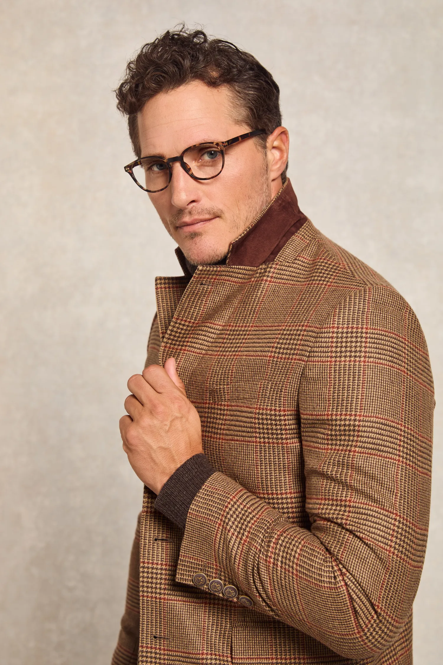 Hot The Single Breasted Blazer (Clarence Check Merlot) Blazers