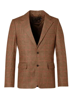Hot The Single Breasted Blazer (Clarence Check Merlot) Blazers