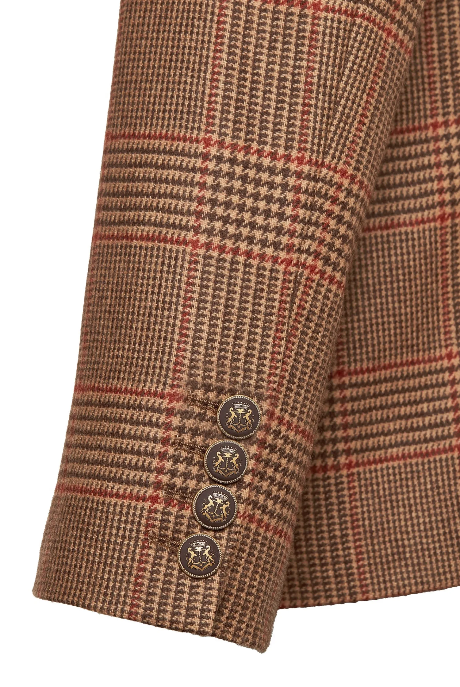 Hot The Single Breasted Blazer (Clarence Check Merlot) Blazers