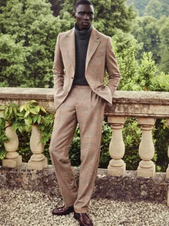 Online The Single Breasted Blazer (Clarence Check Forest) Blazers