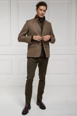 Online The Single Breasted Blazer (Clarence Check Forest) Blazers
