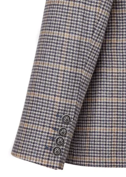Hot The Single Breasted Blazer (Prince of Wales Navy) Blazers