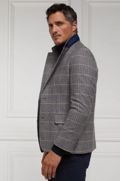 Hot The Single Breasted Blazer (Prince of Wales Navy) Blazers