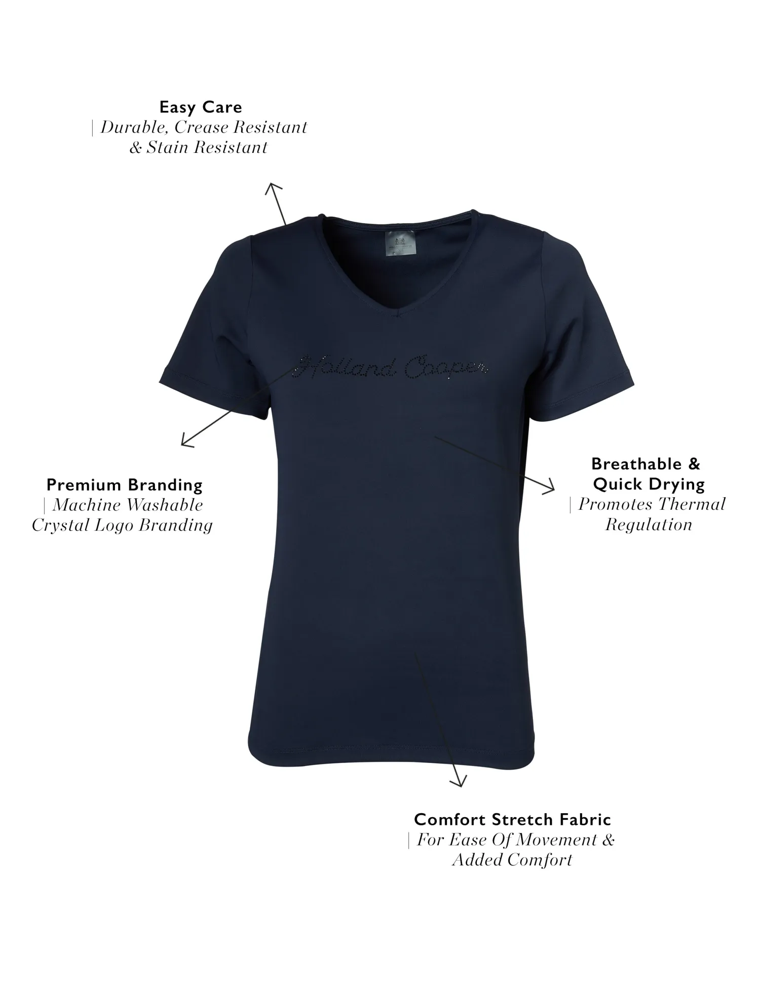 Clearance Training V-Neck Tee (Ink Navy) Polo Shirts & Tees