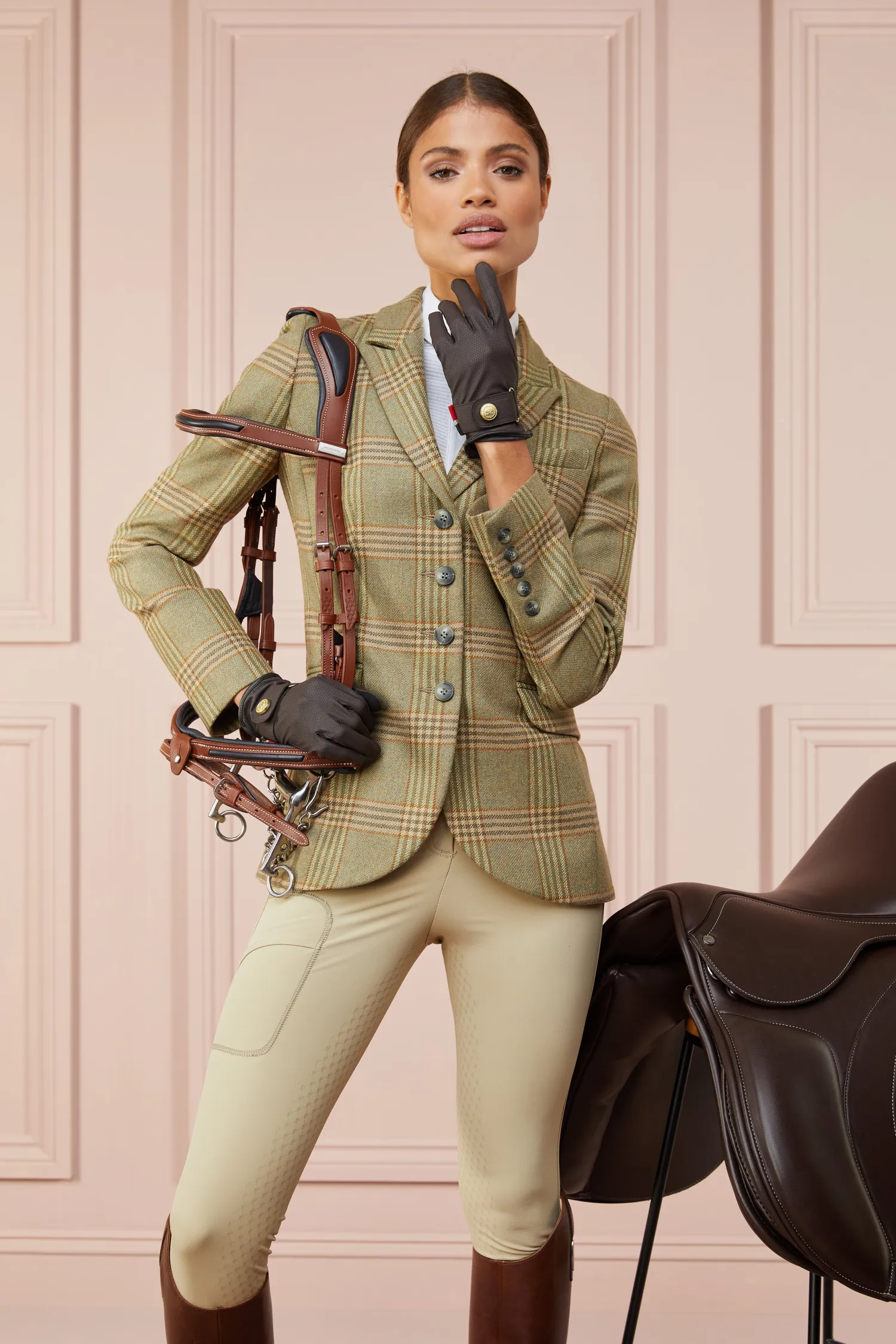 Outlet Tweed Riding Jacket Women Jackets|Tailoring
