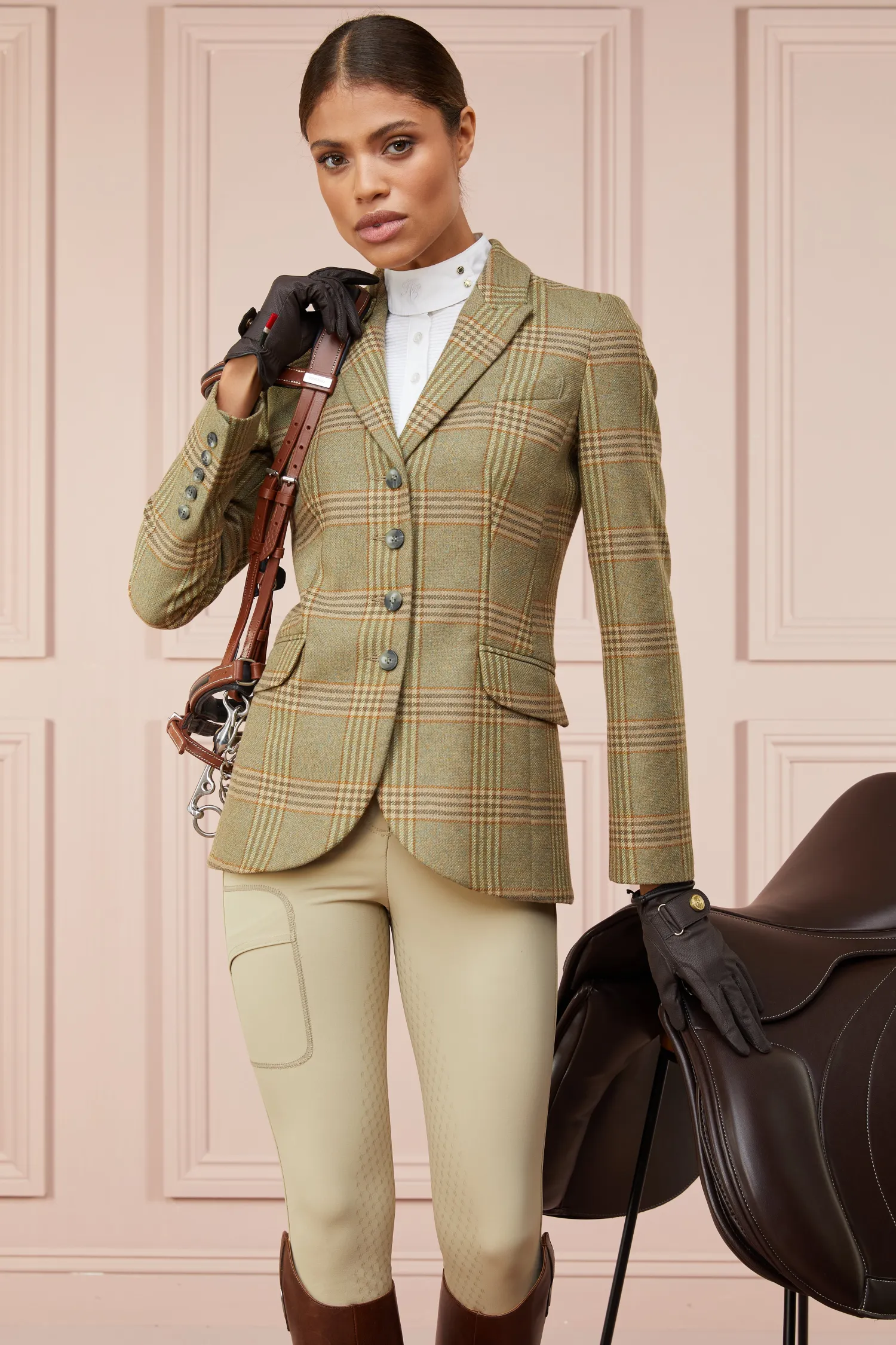 Outlet Tweed Riding Jacket Women Jackets|Tailoring