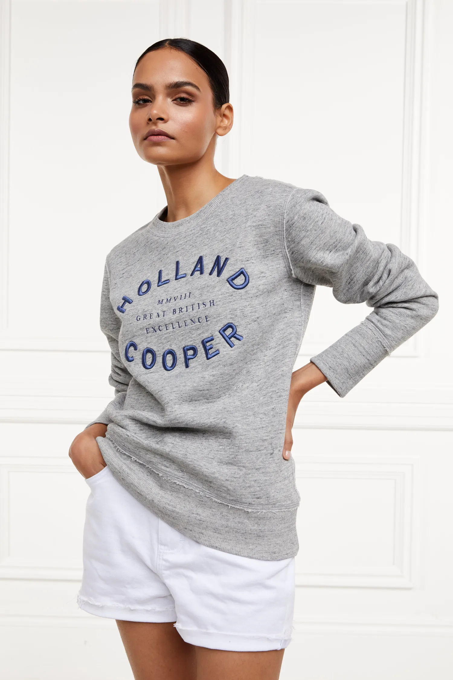 Online Varsity Crew (Grit Marl) Women Sweatshirts