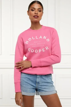 Online Varsity Crew (Peony Pink) Women Sweatshirts