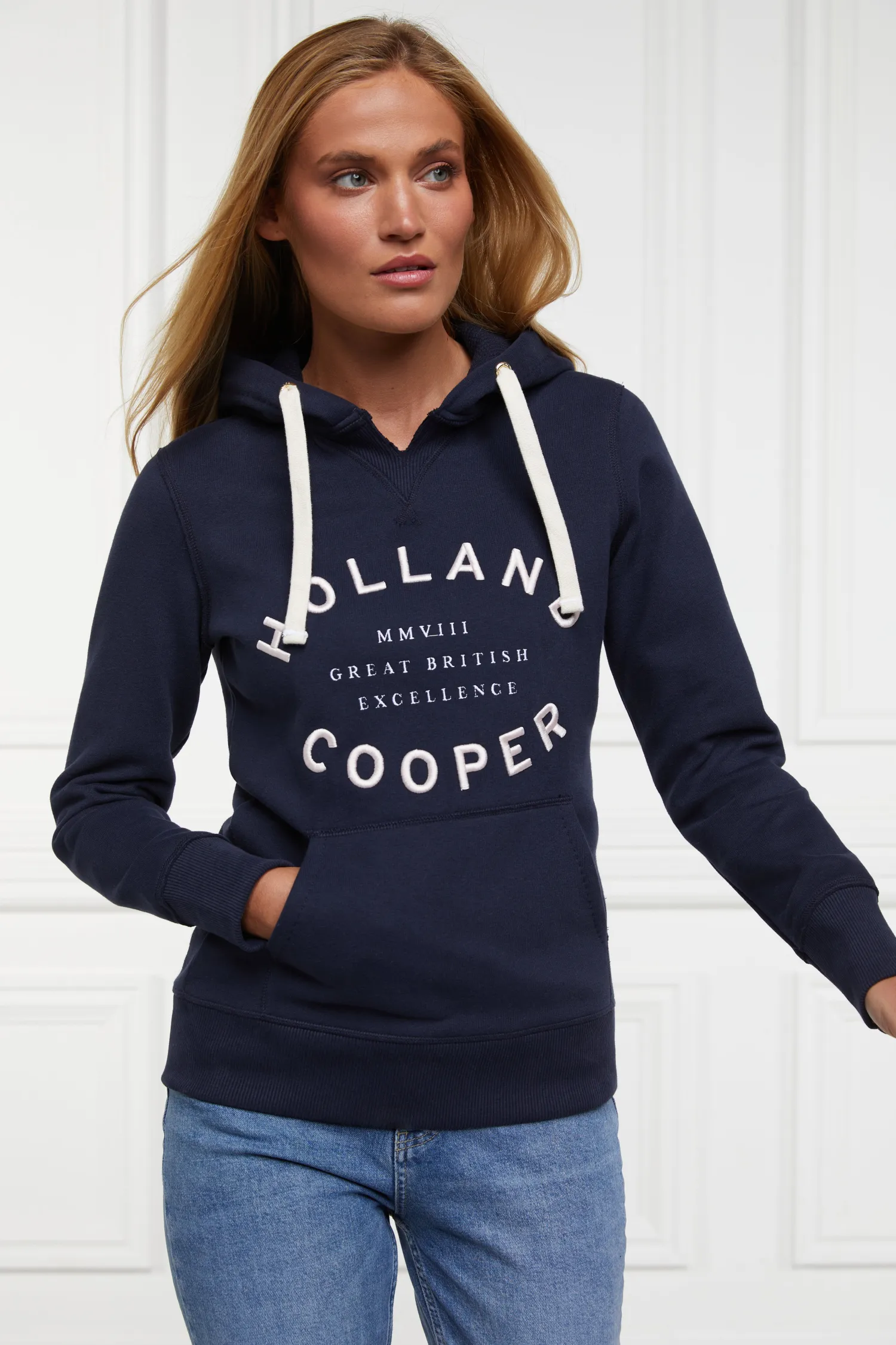 Best Varsity Hoodie (Ink Navy) Women Hoodies