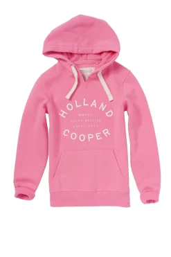 Fashion Varsity Hoodie (Peony Pink) Women Hoodies & Sweatshirts|Hoodies