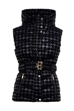 Fashion Vermont Gilet (Mono Houndstooth) Women Gilets