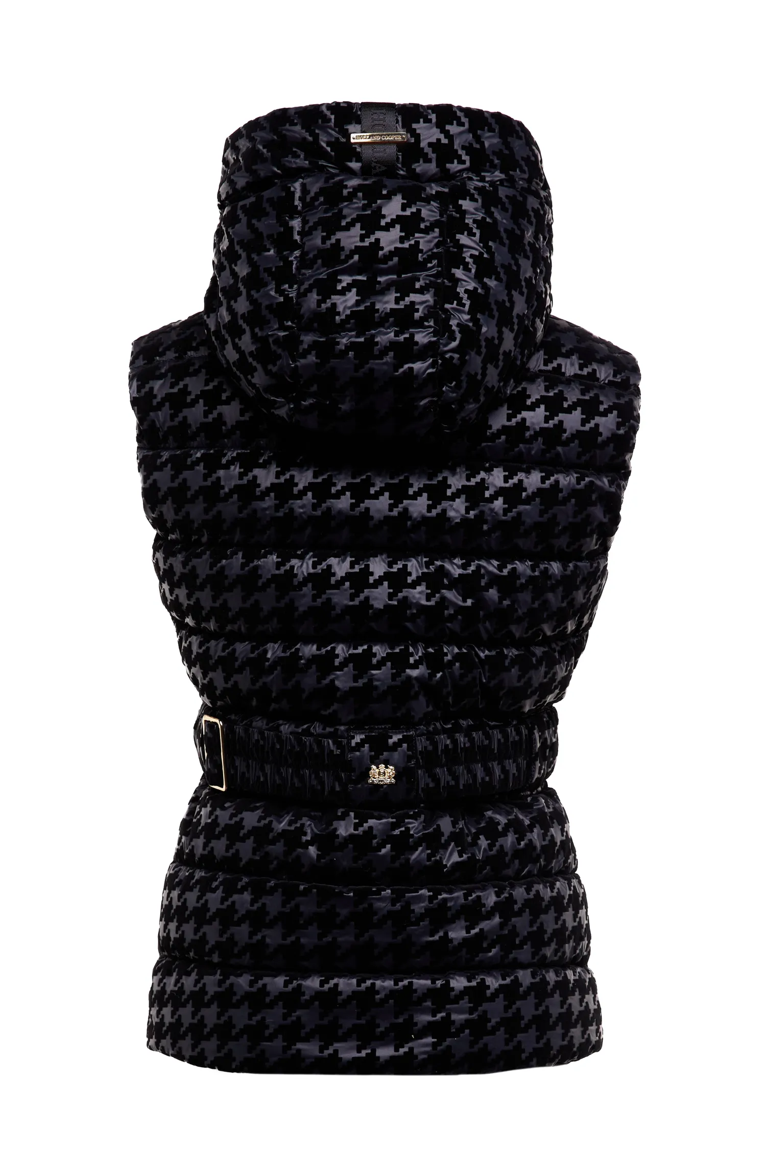 Fashion Vermont Gilet (Mono Houndstooth) Women Gilets