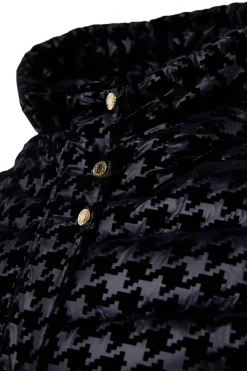 Fashion Vermont Gilet (Mono Houndstooth) Women Gilets