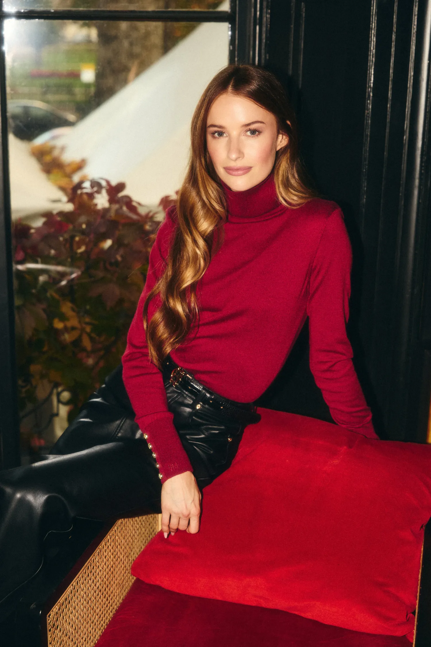 Hot Victoria Cashmere Roll Neck Women Knitwear