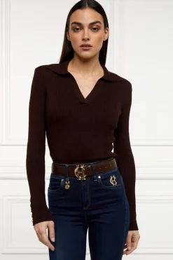 Best V-Neck Rib Top Women Tops|Knitwear