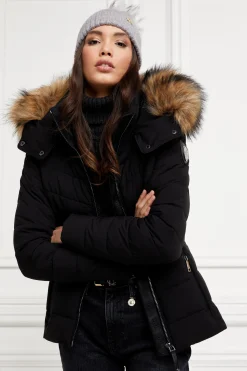 Online Whistler Puffer Jacket (Black Natural) Women Jackets