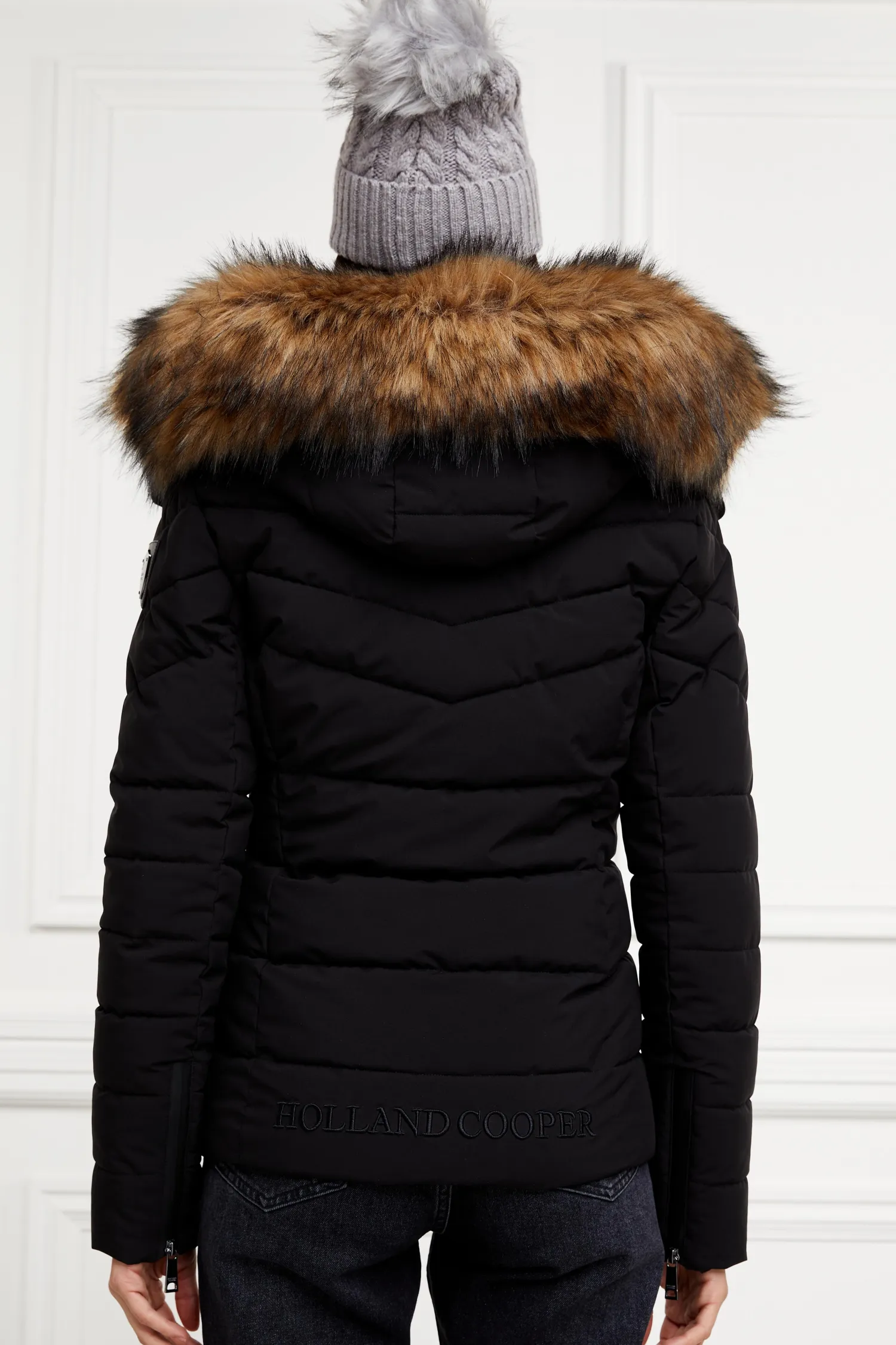 Online Whistler Puffer Jacket (Black Natural) Women Jackets