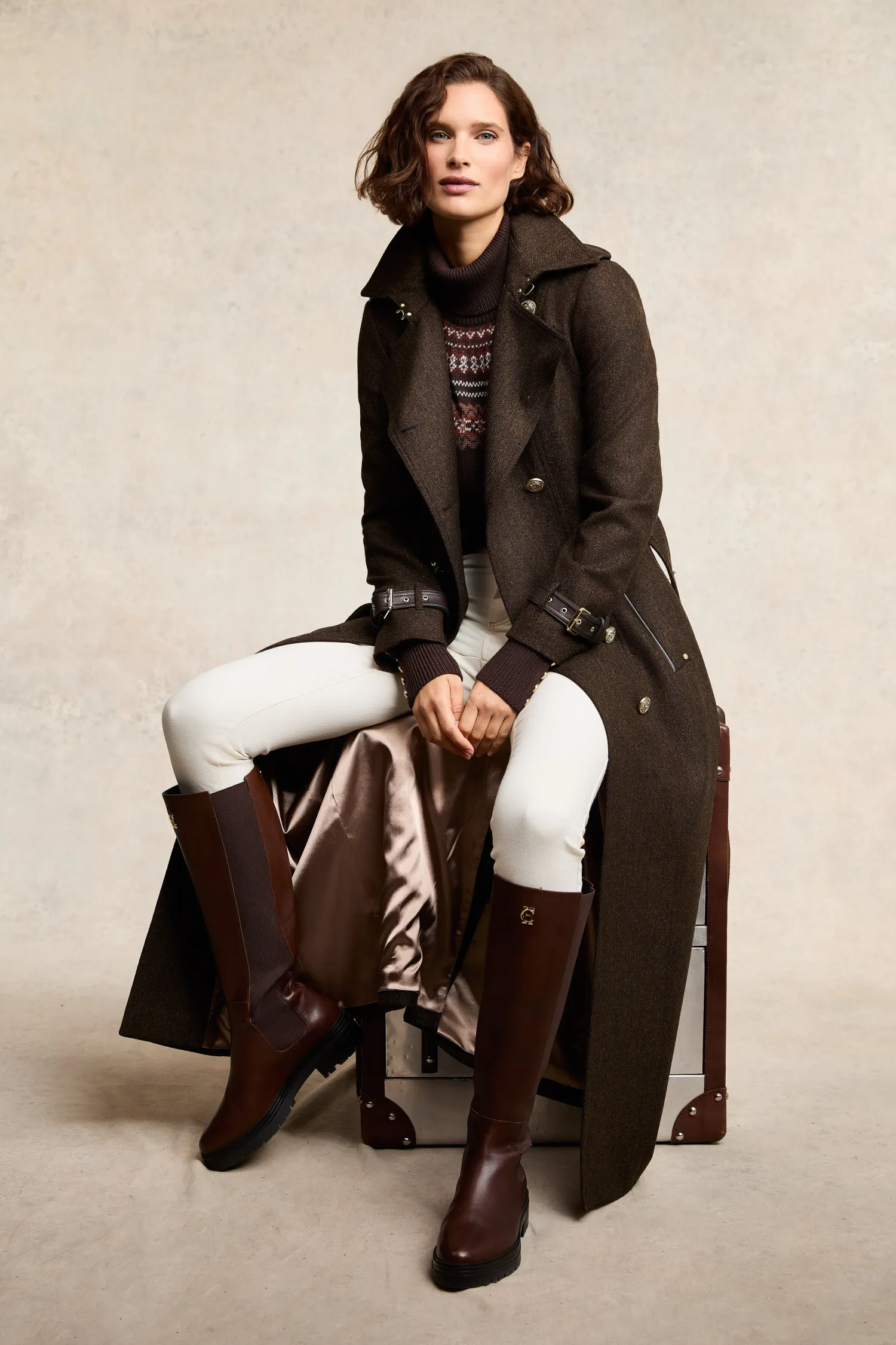 Hot Whistler Roll Neck Knit Women Knitwear