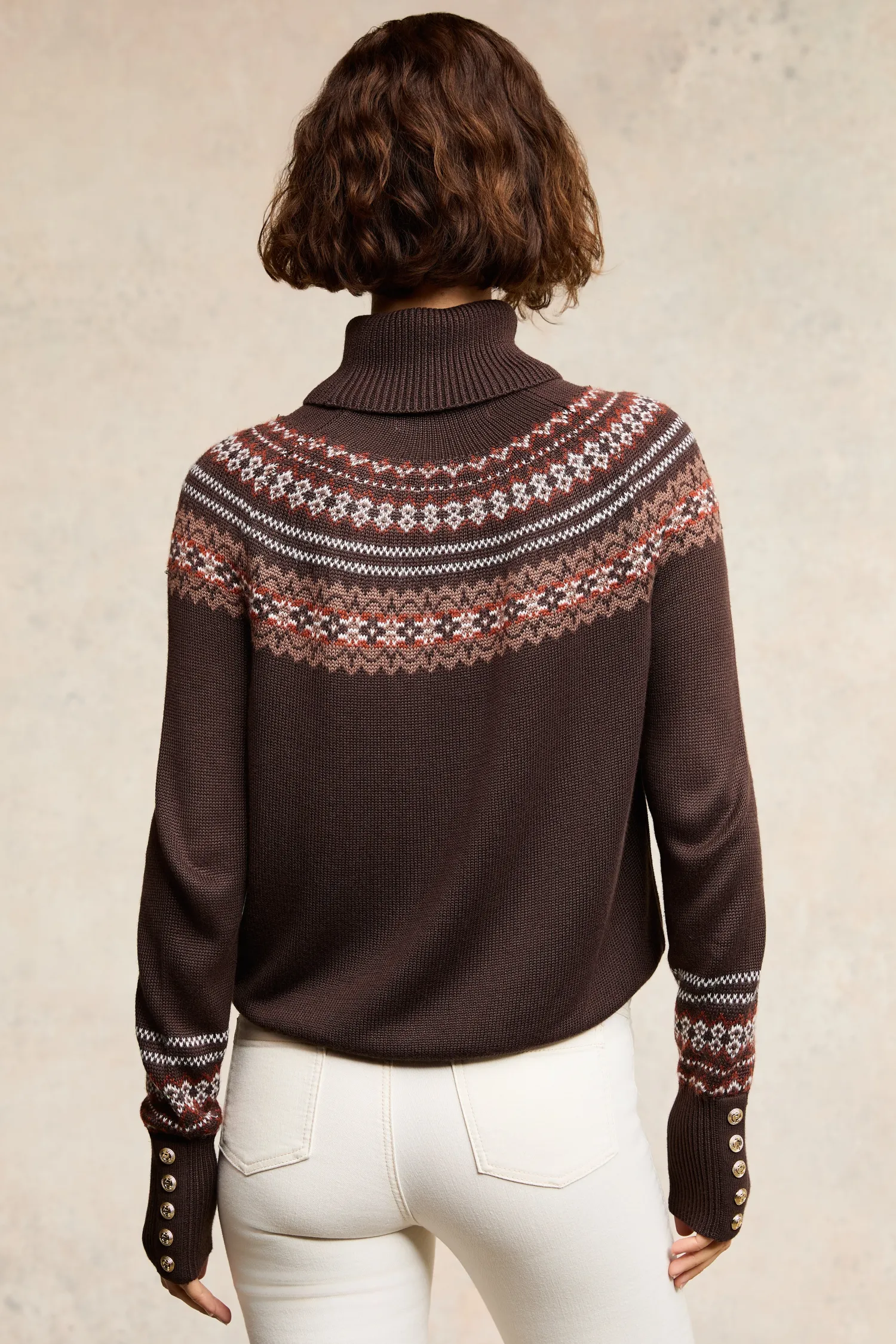 Hot Whistler Roll Neck Knit Women Knitwear