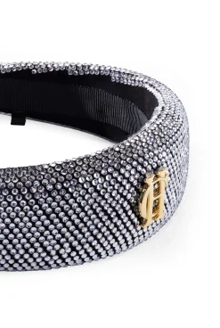 Sale Wide Headband (Silver Crystal) Women Hats & Headbands|Hats & Headbands