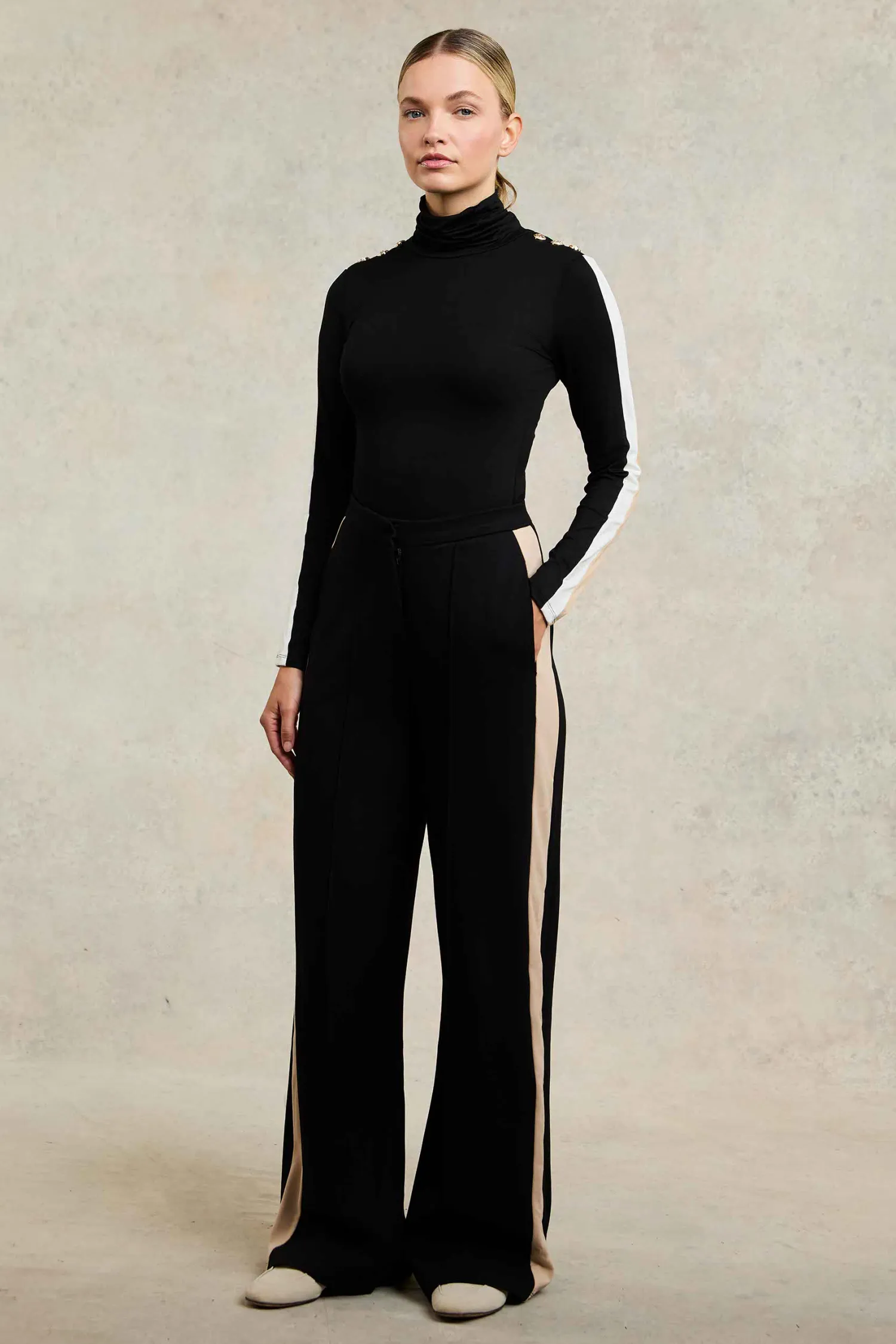 Fashion Wide Leg Pant Women Trousers
