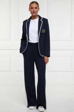 New Wide Leg Pant (Ink Navy) Women Trousers