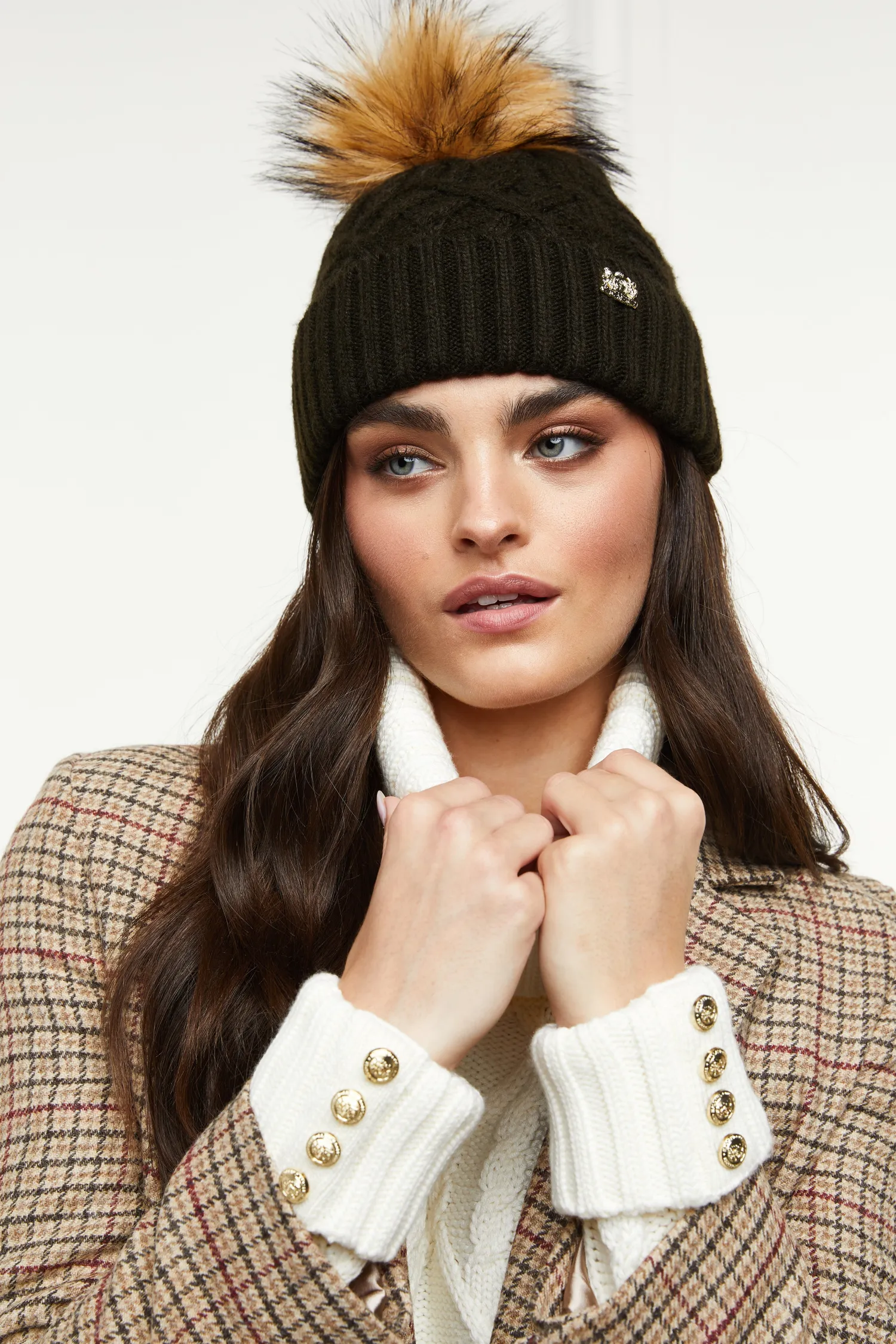 Discount Windsor Bobble Hat (Fern Green) Women Hats & Headbands|Hats & Headbands