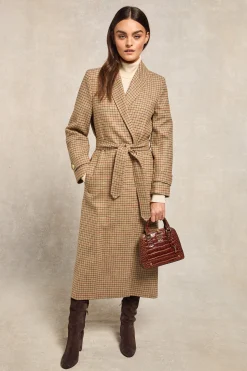 Outlet Wrap Coat (Charlton Tweed) Women Coats|Tailoring