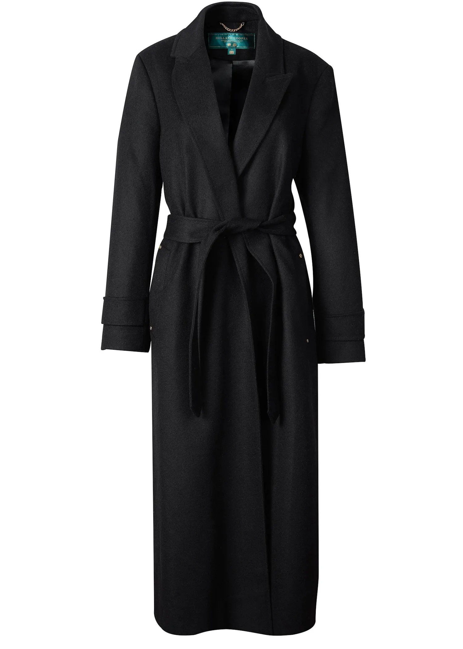 Best Wrap Coat (Soft Black) Women Coats|Tailoring