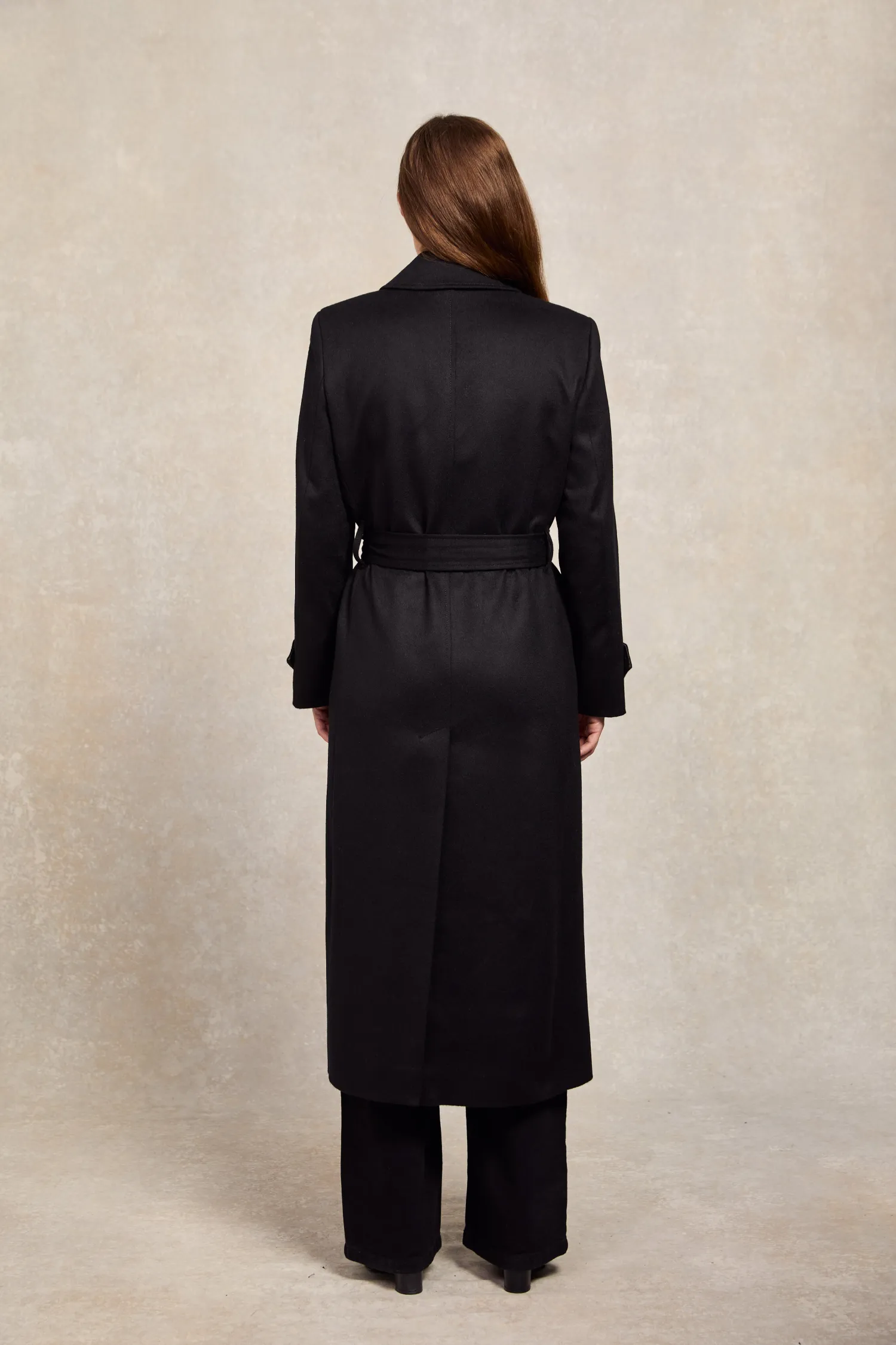 Best Wrap Coat (Soft Black) Women Coats|Tailoring