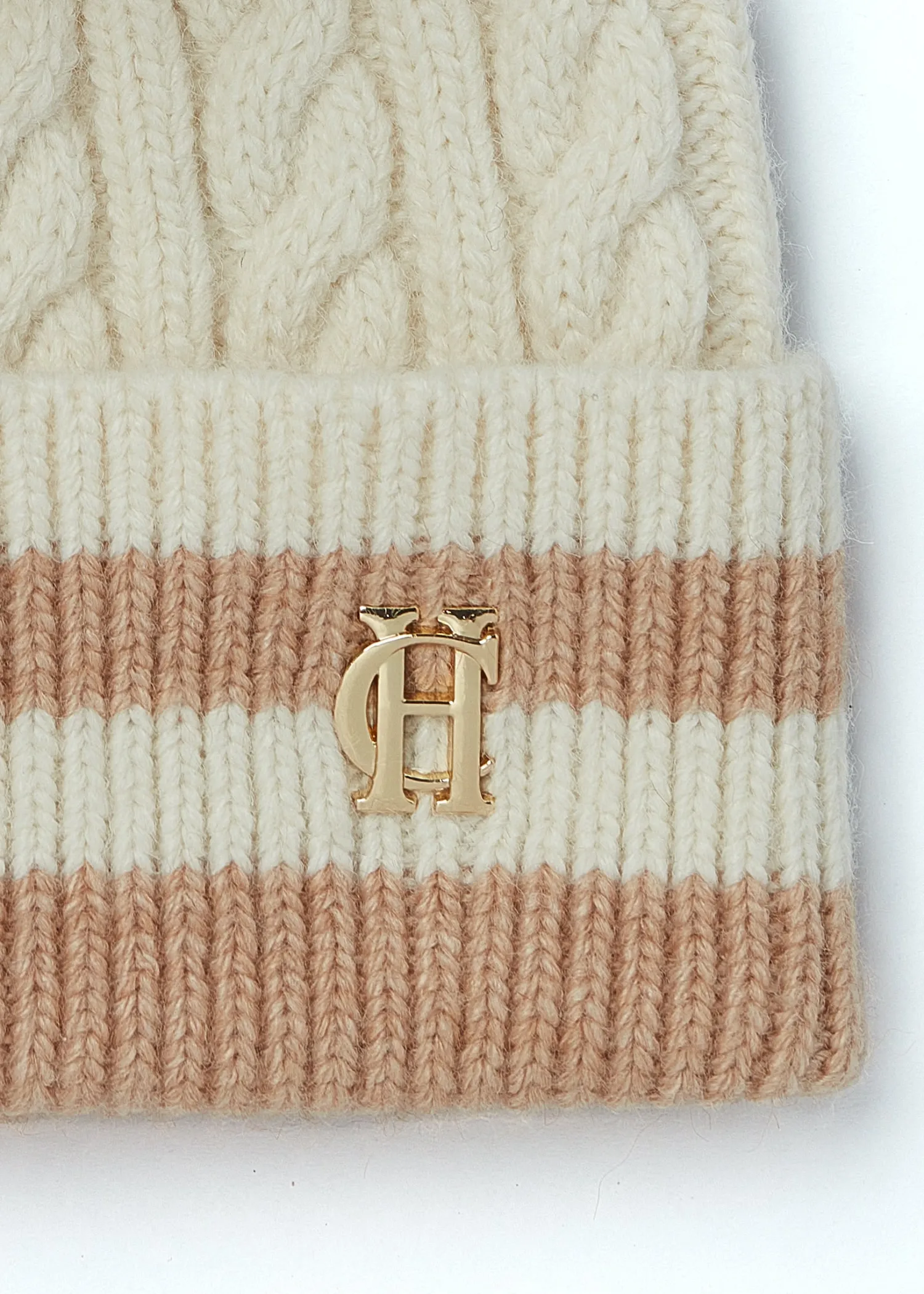Fashion Zoe Bobble Hat ( Stripe) Women Hats & Headbands|Hats & Headbands